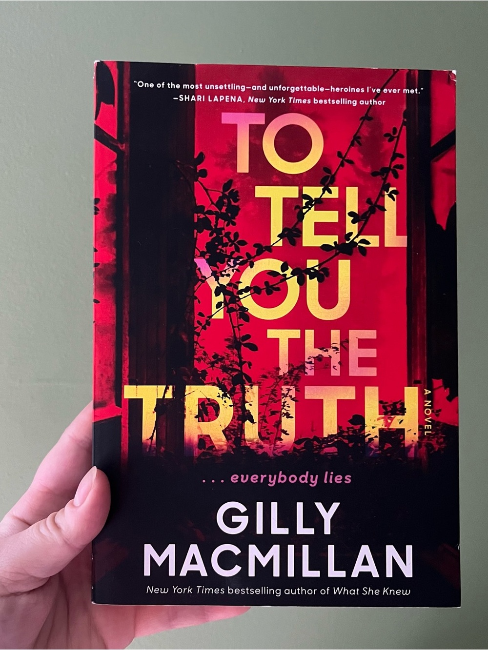 📚 4/25$ 📚 To Tell You the Truth by Gilly Macmillan | Booktok Thriller Book